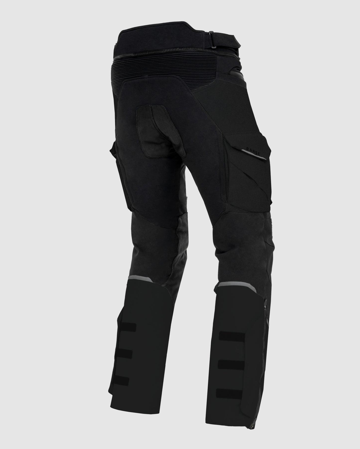 Range Motorradhose Schwarz
