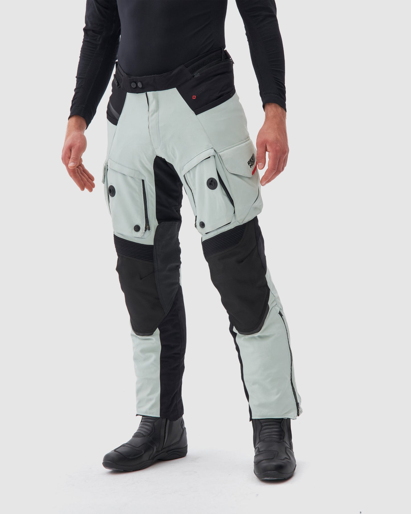 Range Motorradhose Grau