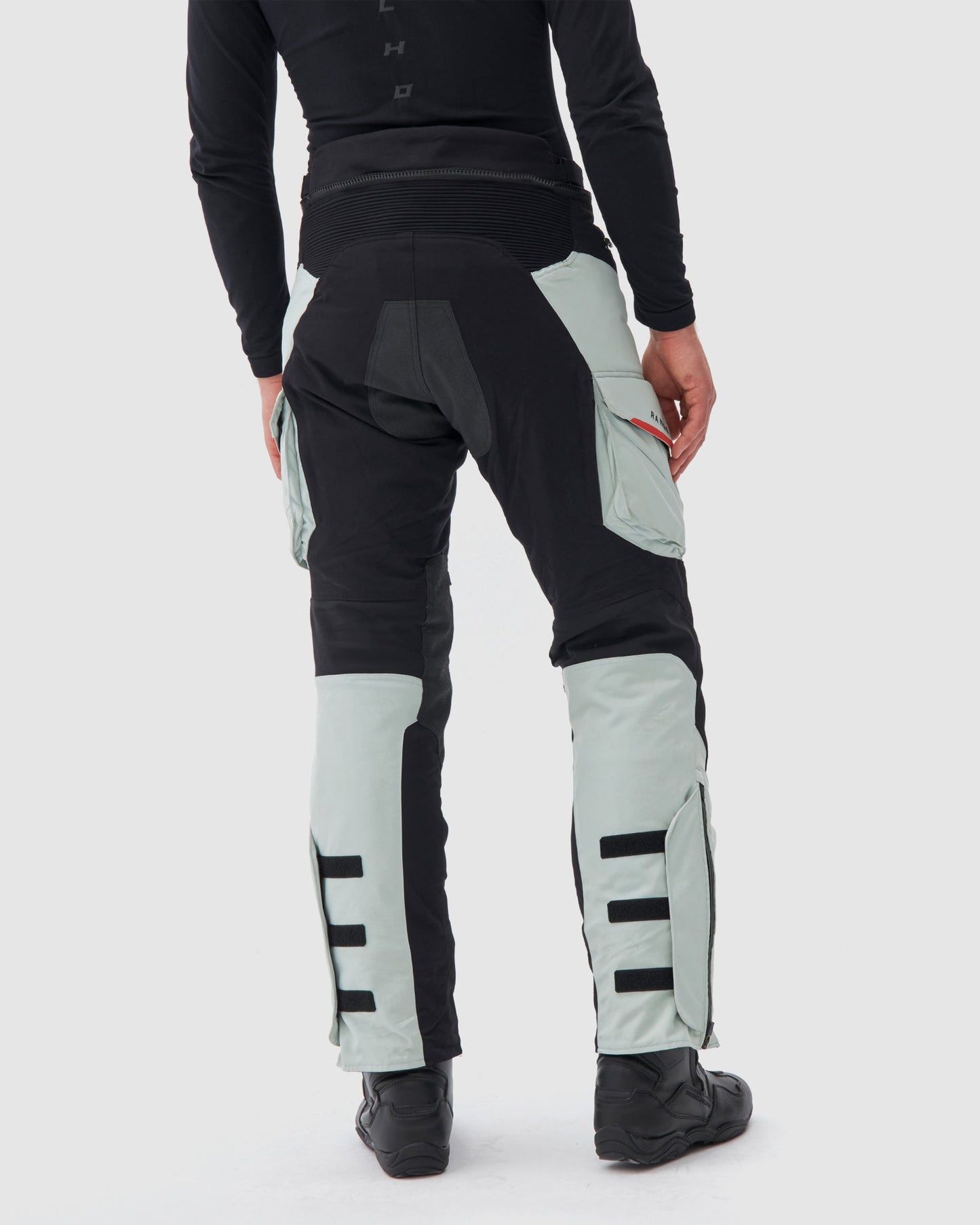 Range Motorradhose Grau