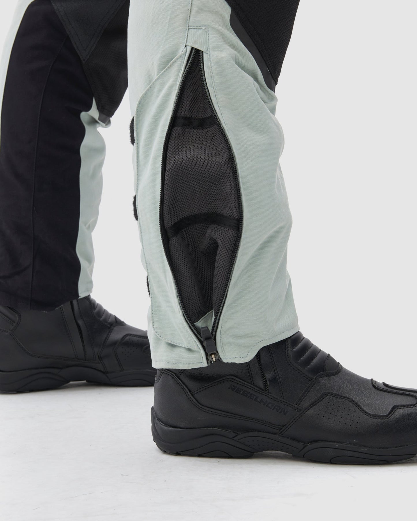 Range Motorradhose Grau