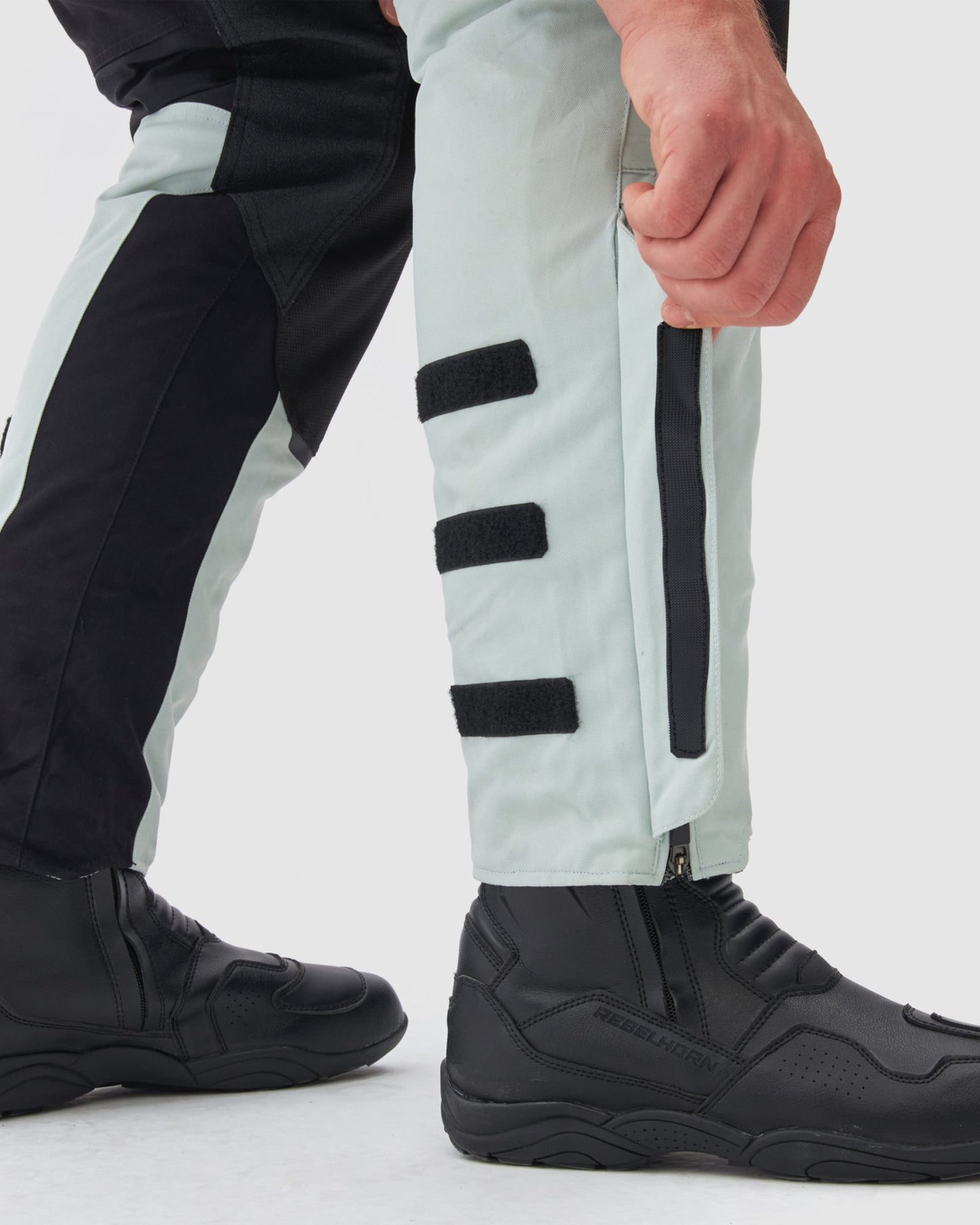 Range Motorradhose Grau