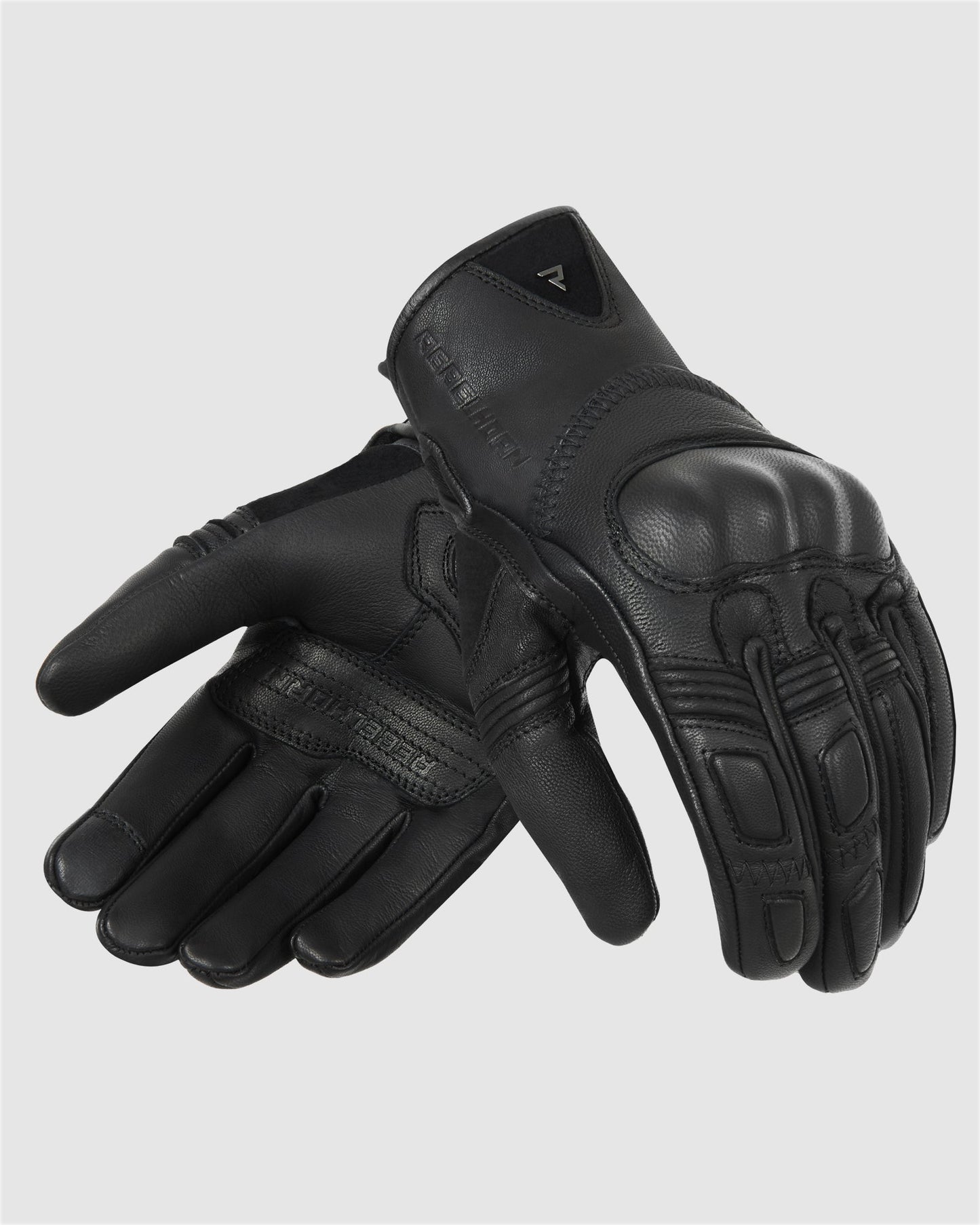 Thug II Motorradhandschuhe Schwarz