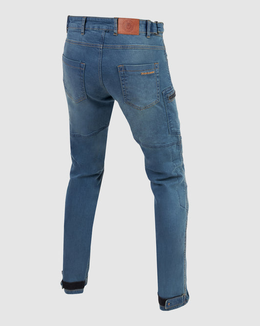 Urban III Motorrad-Jeans Klassisch Blau