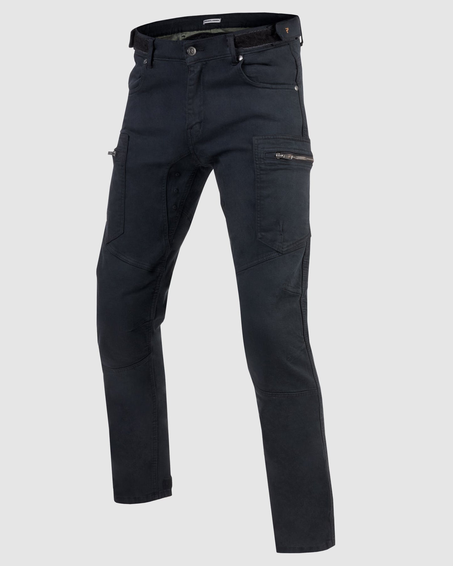 Urban III Motorrad-Jeans Schwarz Verwaschen