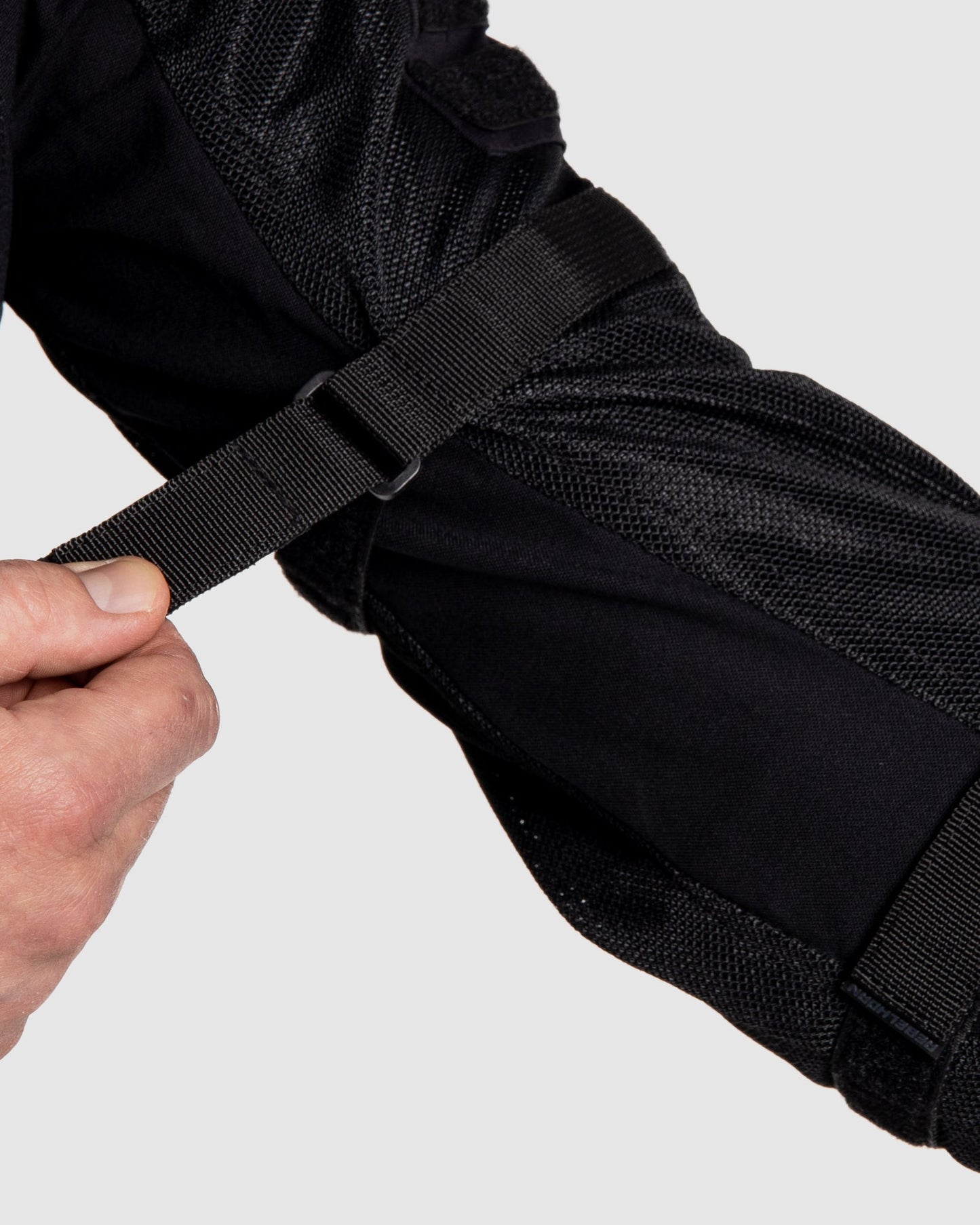 Brutale Motorradjacke Schwarz