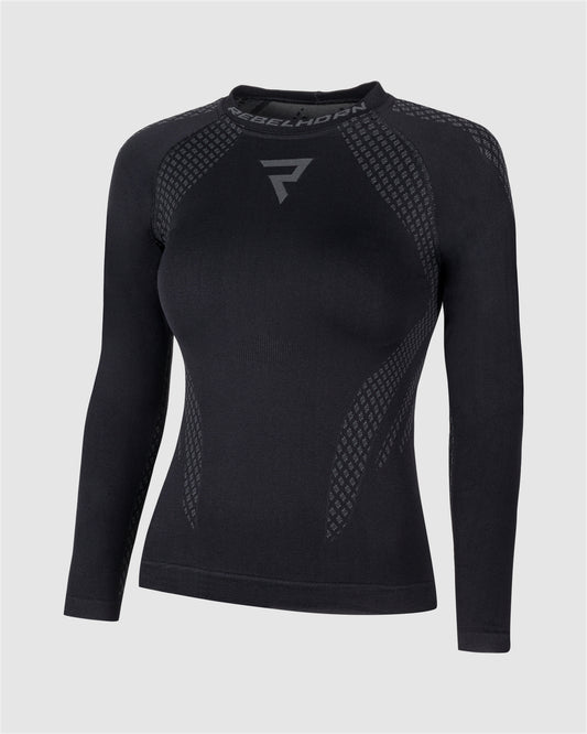 Active II Damen Funktionshemd Schwarz