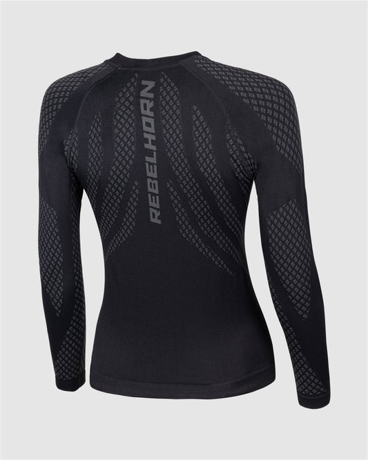 Active II Damen Funktionshemd Schwarz